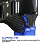 Safety Harness Fall Protection Kit with Shock Absorbing Lanyard & Suspension Trauma Safety Straps Upgrade Quick Buckles, Roofing Harness Construction Harness