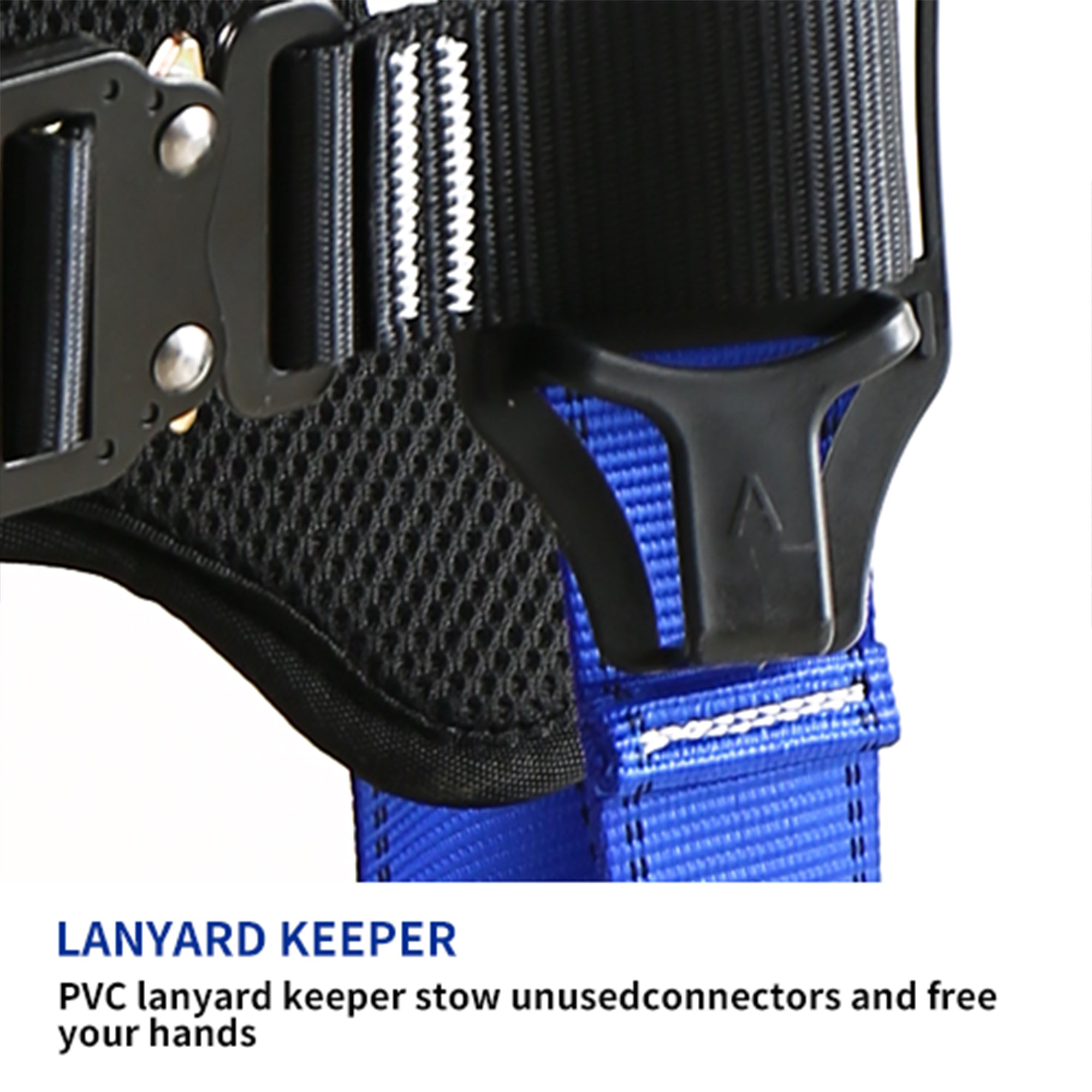 Safety Harness Fall Protection Kit with Shock Absorbing Lanyard & Suspension Trauma Safety Straps Upgrade Quick Buckles, Roofing Harness Construction Harness