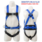 Cheap Full Body Safety Harness, Full Body Safety Harness For Rigging Fall Protection, X-Strap Safety Body Harness with Double Hook Lanyard