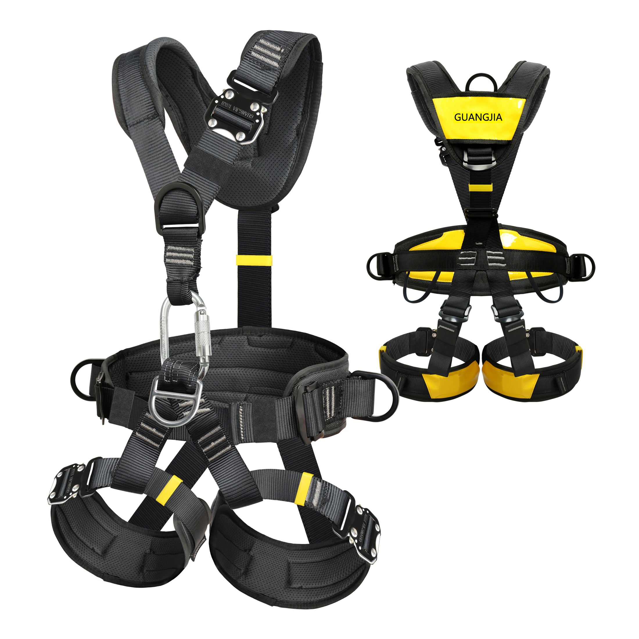 Full Body Climbing Harness Can Be Inverted Thicken Widen Protect Waist Safety Harness Tree Work Rock Climbing Mountaineering Rescuing Work at Height