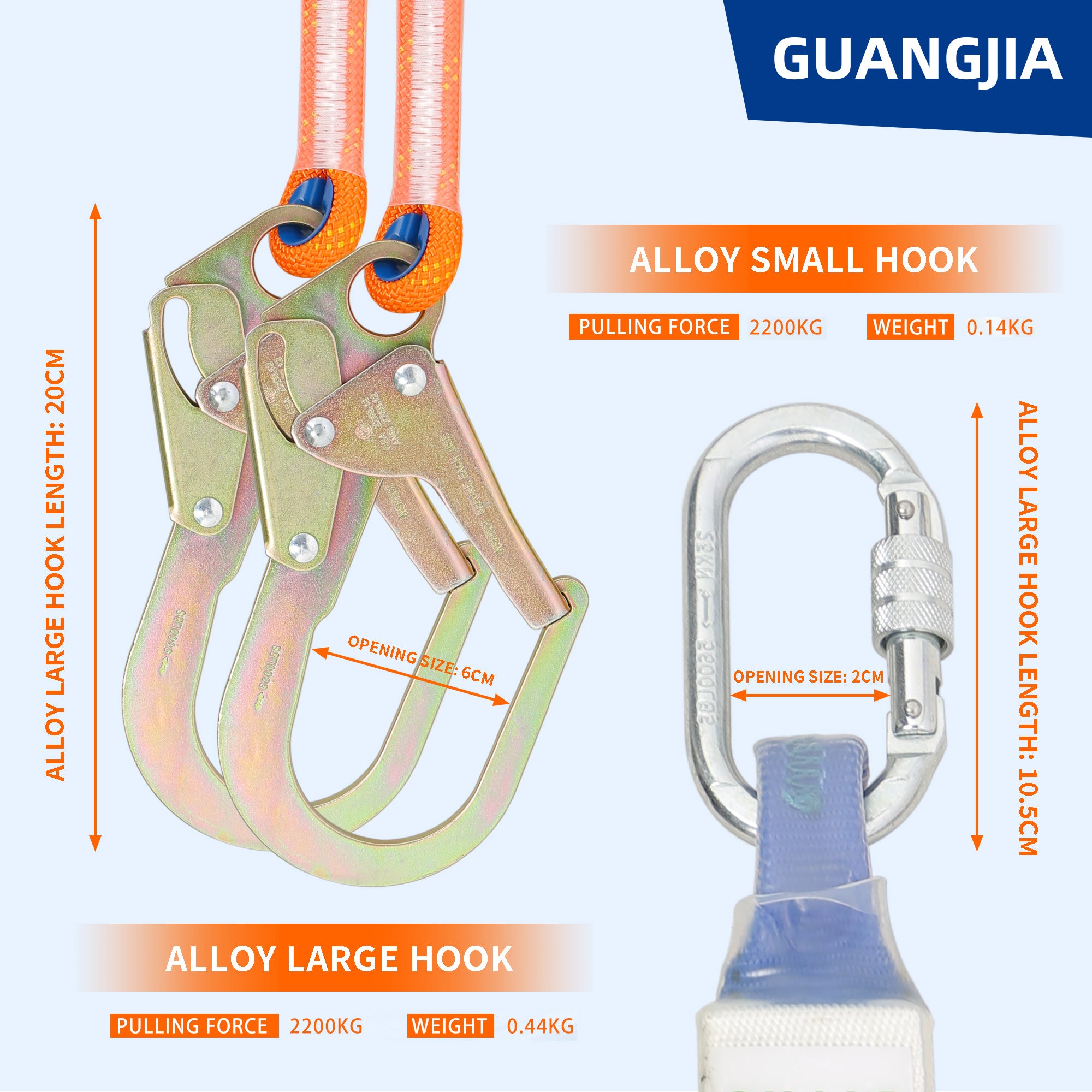 Safety Harness Fall Protection Kit with Shock Absorbing Lanyard & Suspension Trauma Safety Straps Upgrade Quick Buckles, Roofing Harness Construction Harness